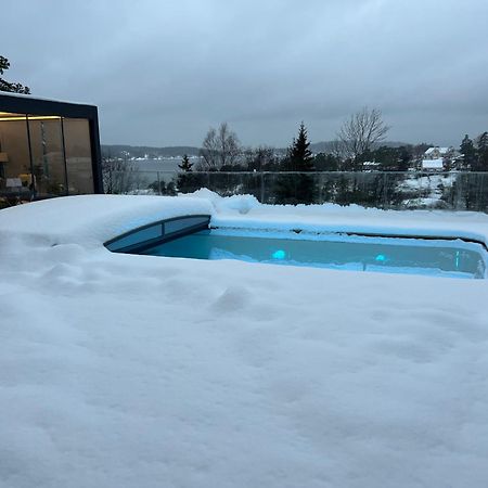 Leilighet I Sorlandshus I Son - Sjoutsikt - Naer Son Spa Exterior photo